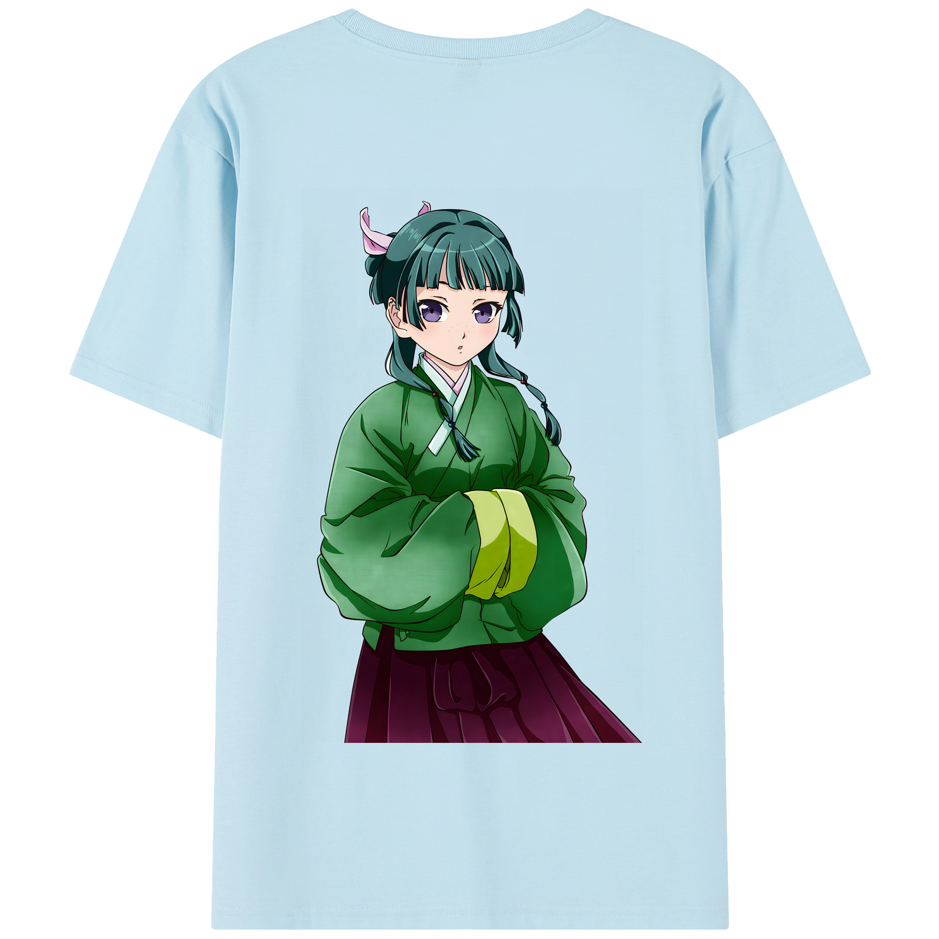 （画像用） 薬屋のひとりごと The Apothecary Diaries 綿100％半袖Tシャツ（背面プリント）